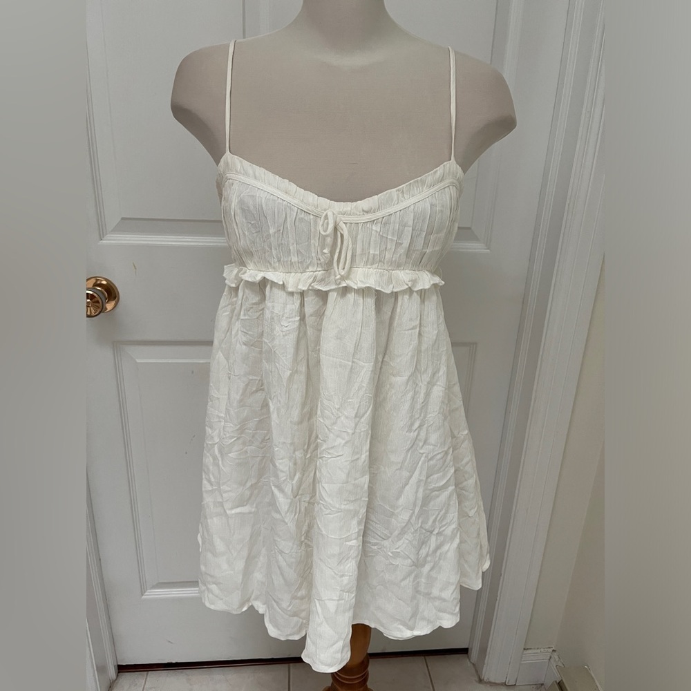 Sky to the Moon cream coloured Babydoll Dress size large